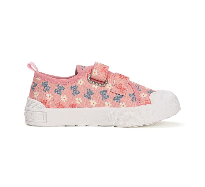 D.D.step tépőzáras vászon cipő CSG-41272B DAISY PINK  20-25 méretben large