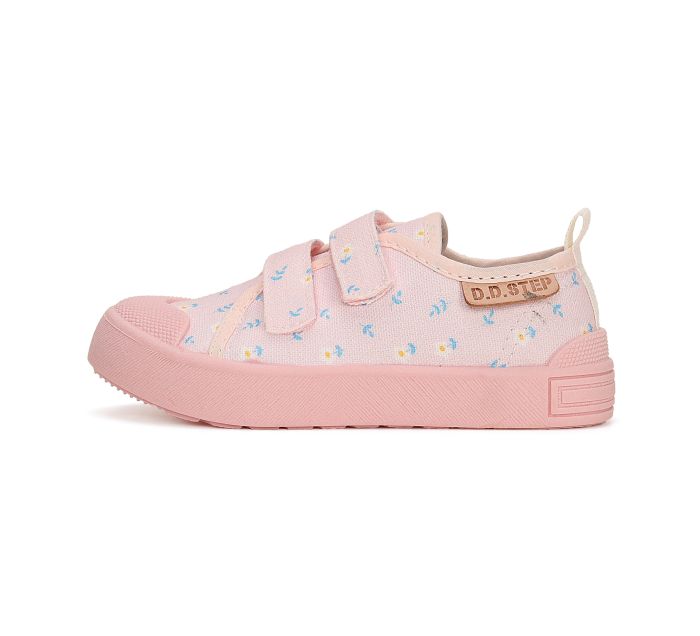 D.D.step tépőzáras vászon cipő CSG-41841AM BABY PINK 26-31 méretben large