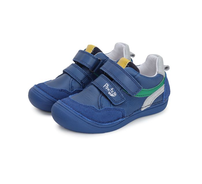 PONTE20 átmeneti bőr cipő DA03-4-1221L BERMUDA BLUE 30-35  méretben large