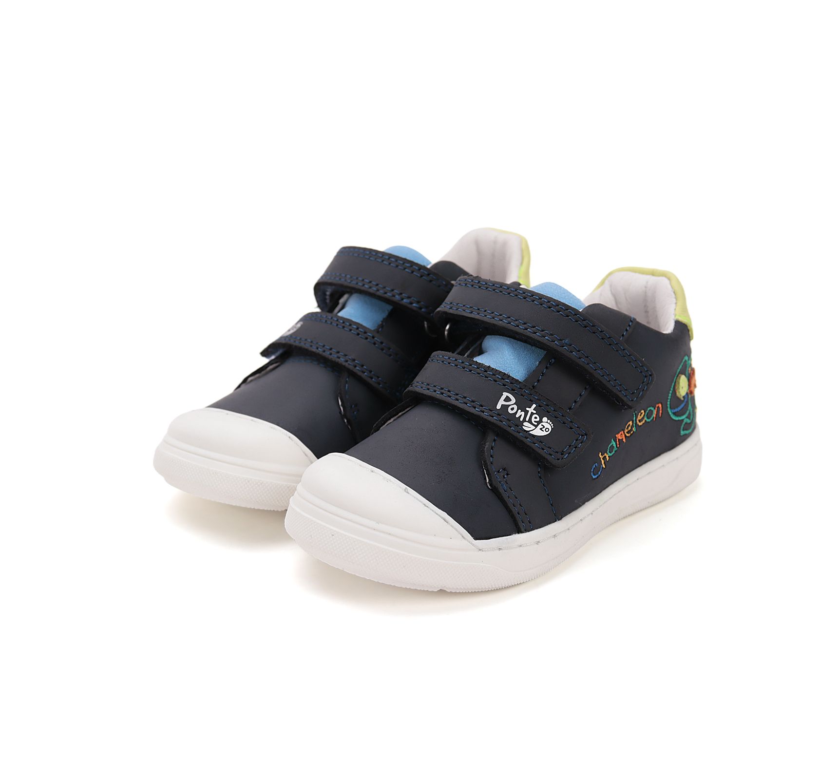 Ponte20 szupinált bőr cipő DA03-5-2413 Royal Blue 22-27 méretben