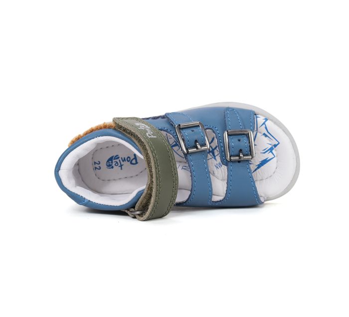 PONTE20 supinált szandál DA05-6-1613A  Marine 22-27 méretben large