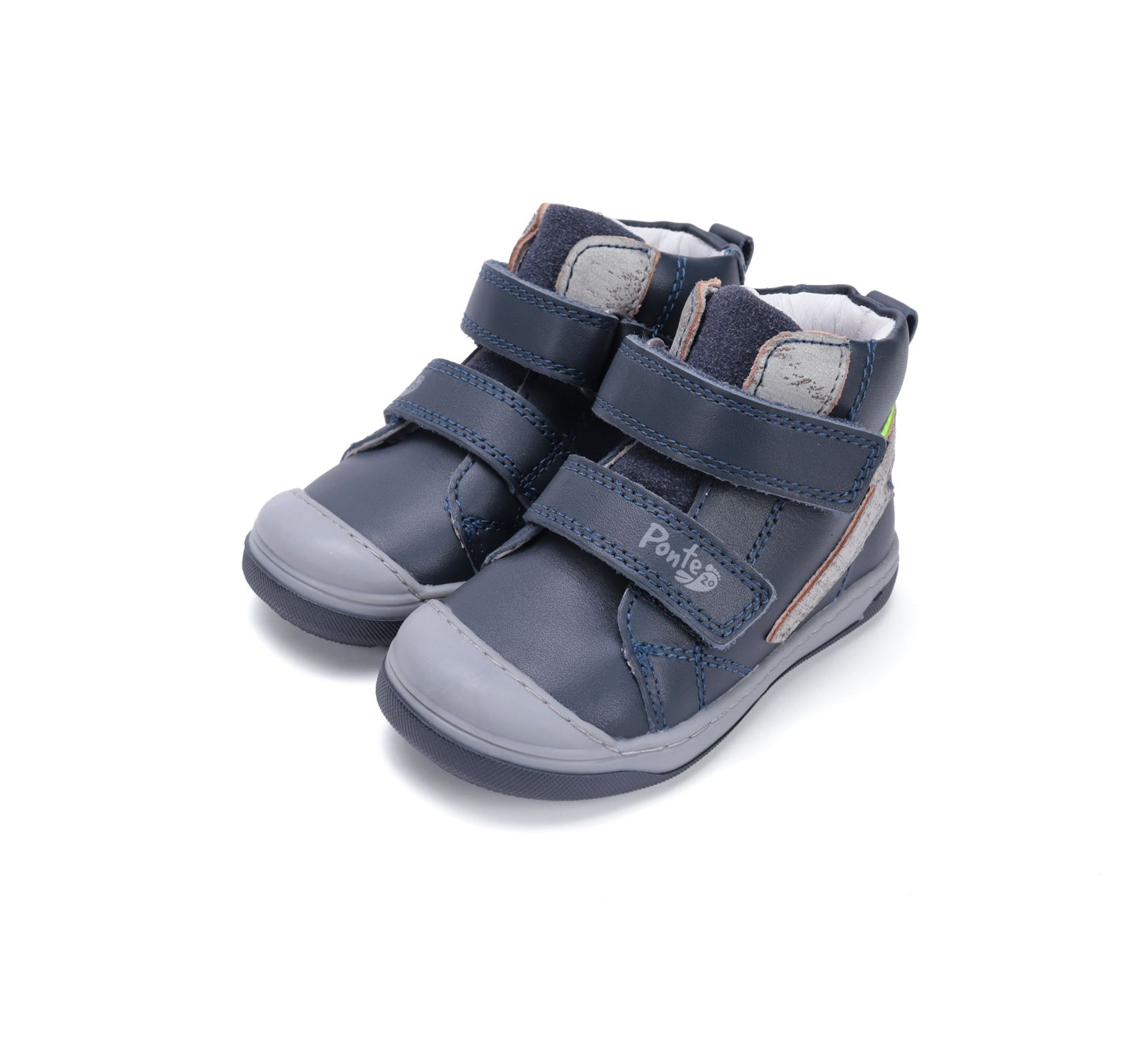 Ponte20 szupinált bőr cipő DA06-5-2177L Royal Blue 28-33 méretben