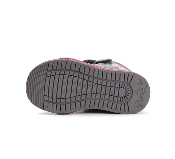 Ponte20   szupinált lányka bélelt bőr      bakancs DA07-5-2491C Dark Grey 22-27 méretben large