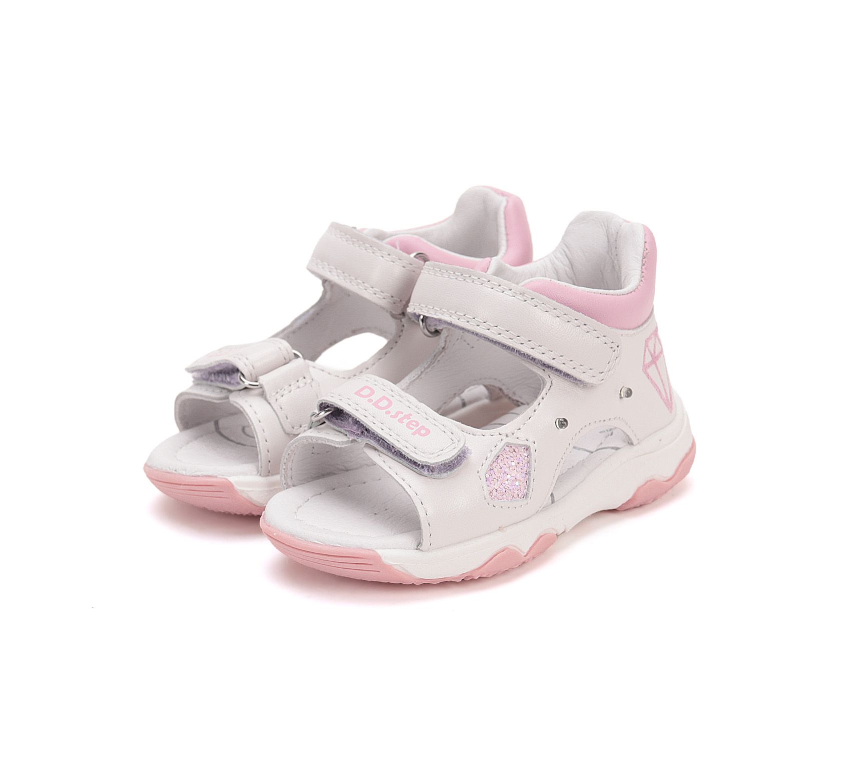 D.D.step szandál G064-51749A White 20-25 méretben