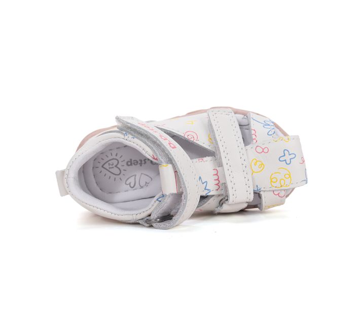 D.D.step szandál G064-61994 White 20-25 méretben large