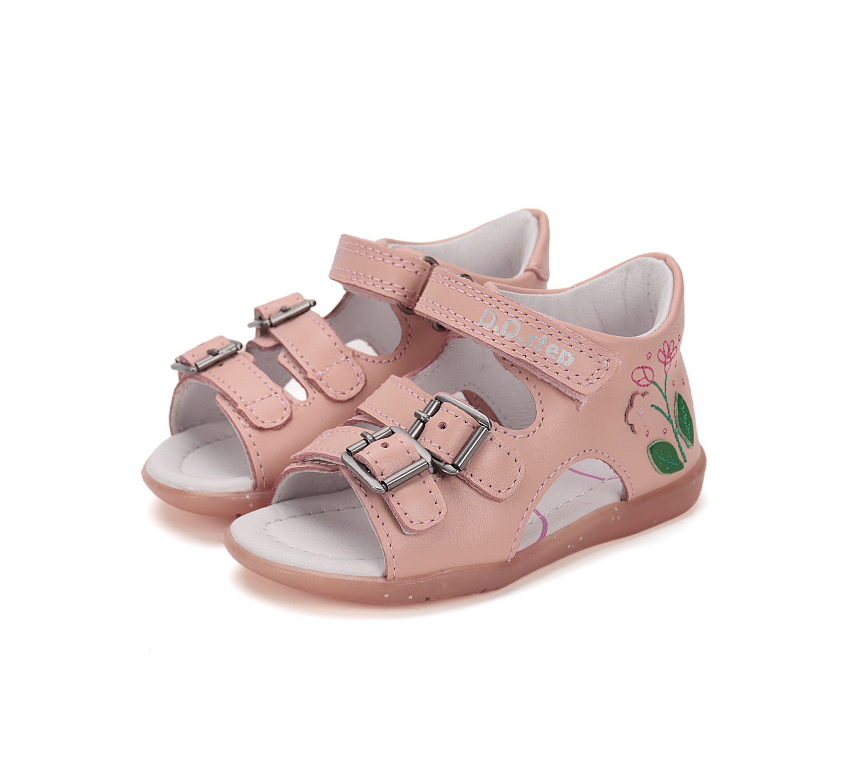 D.D.step szandál G075-51585A baby pink 19-24  méretben