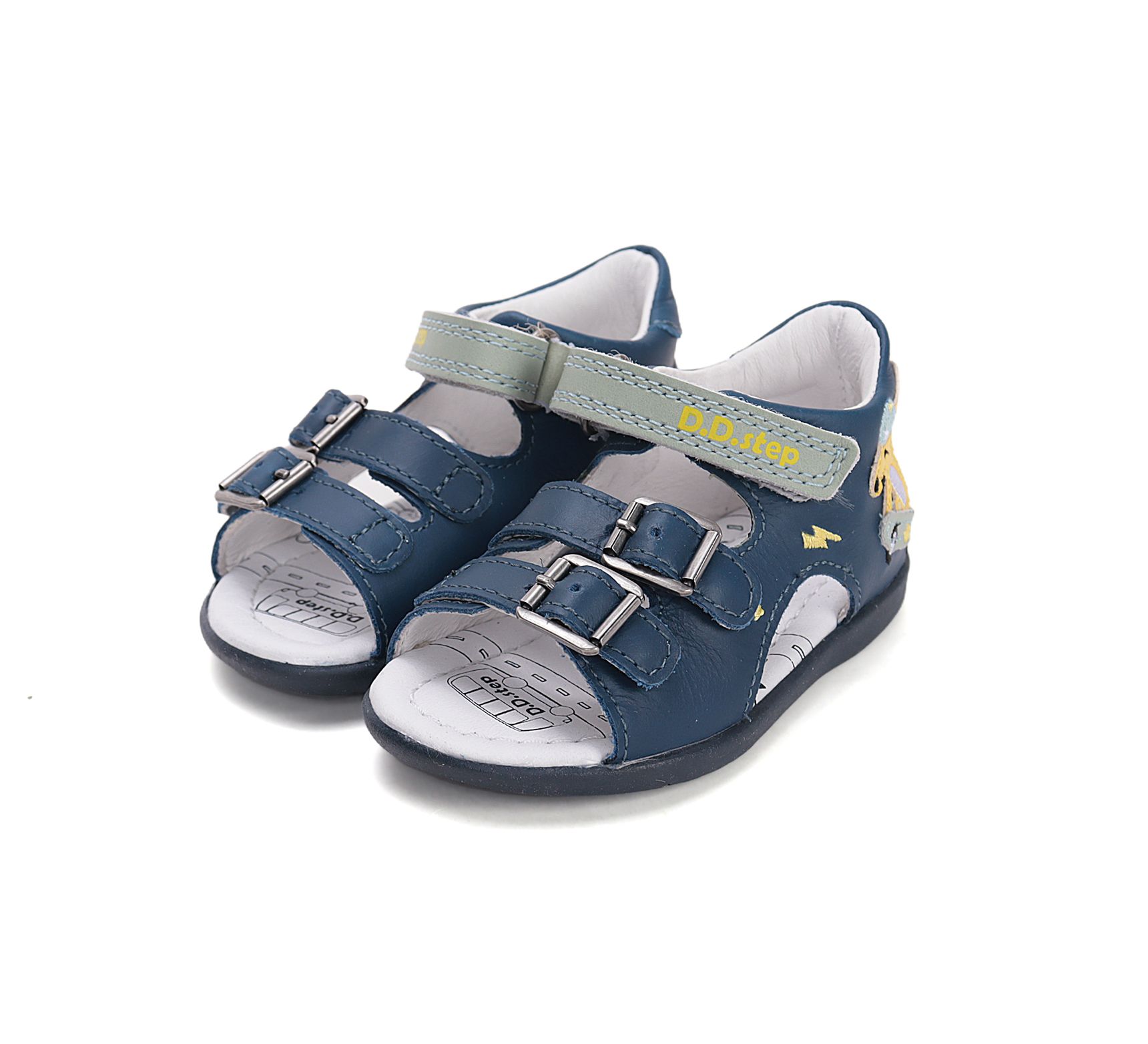 D.D.step szandál G075-61229 Royal Blue 20-25 méretben