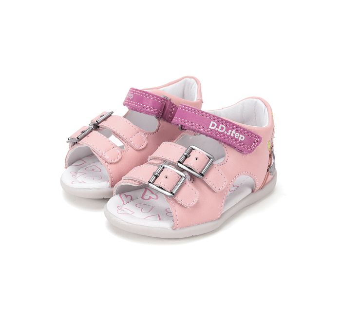 D.D.step szandál G075- 61362 Rose Gold 20-25 méretben large