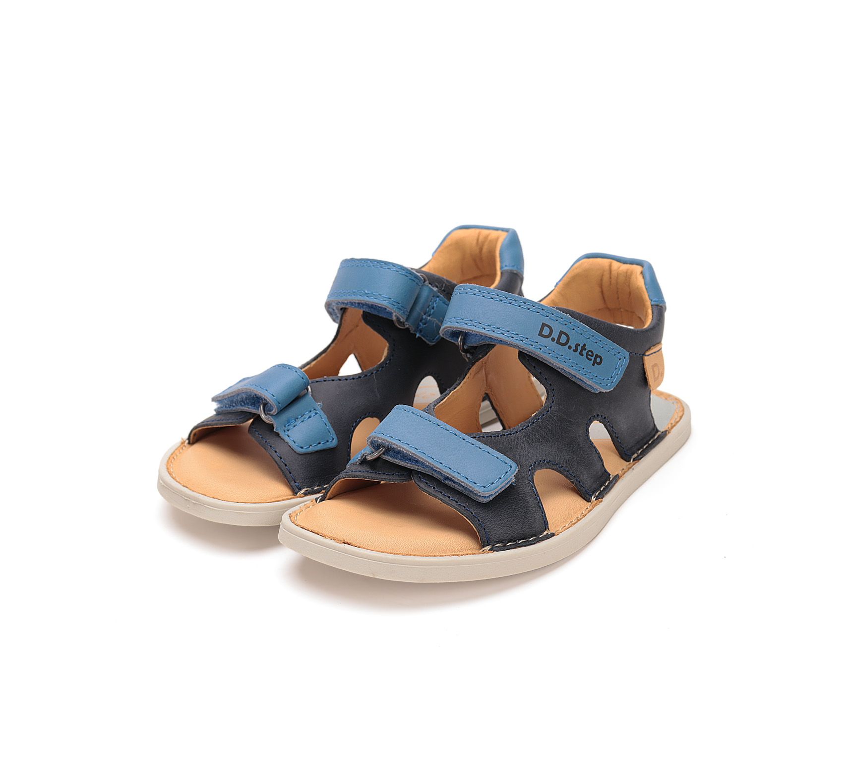D.D.step szandál G076-51995M Royal Blue 26-31  méretben