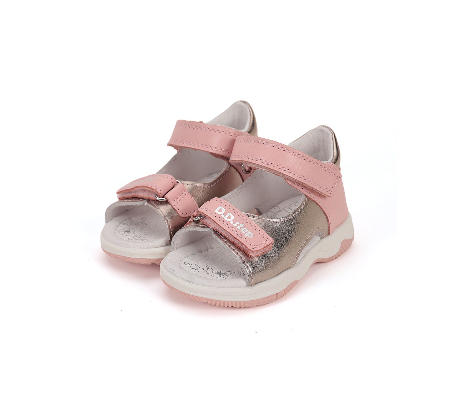 D.D.step szandál G103-51693DL Baby Pink 31-36  méretben