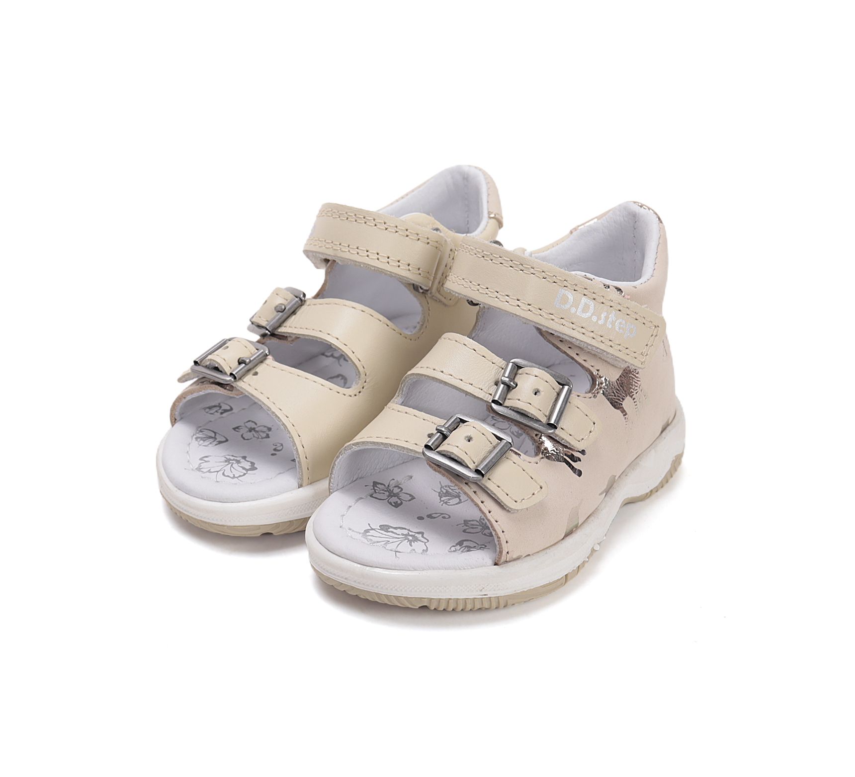 D.D.step szandál G103-61115B Cream 19-24 méretben