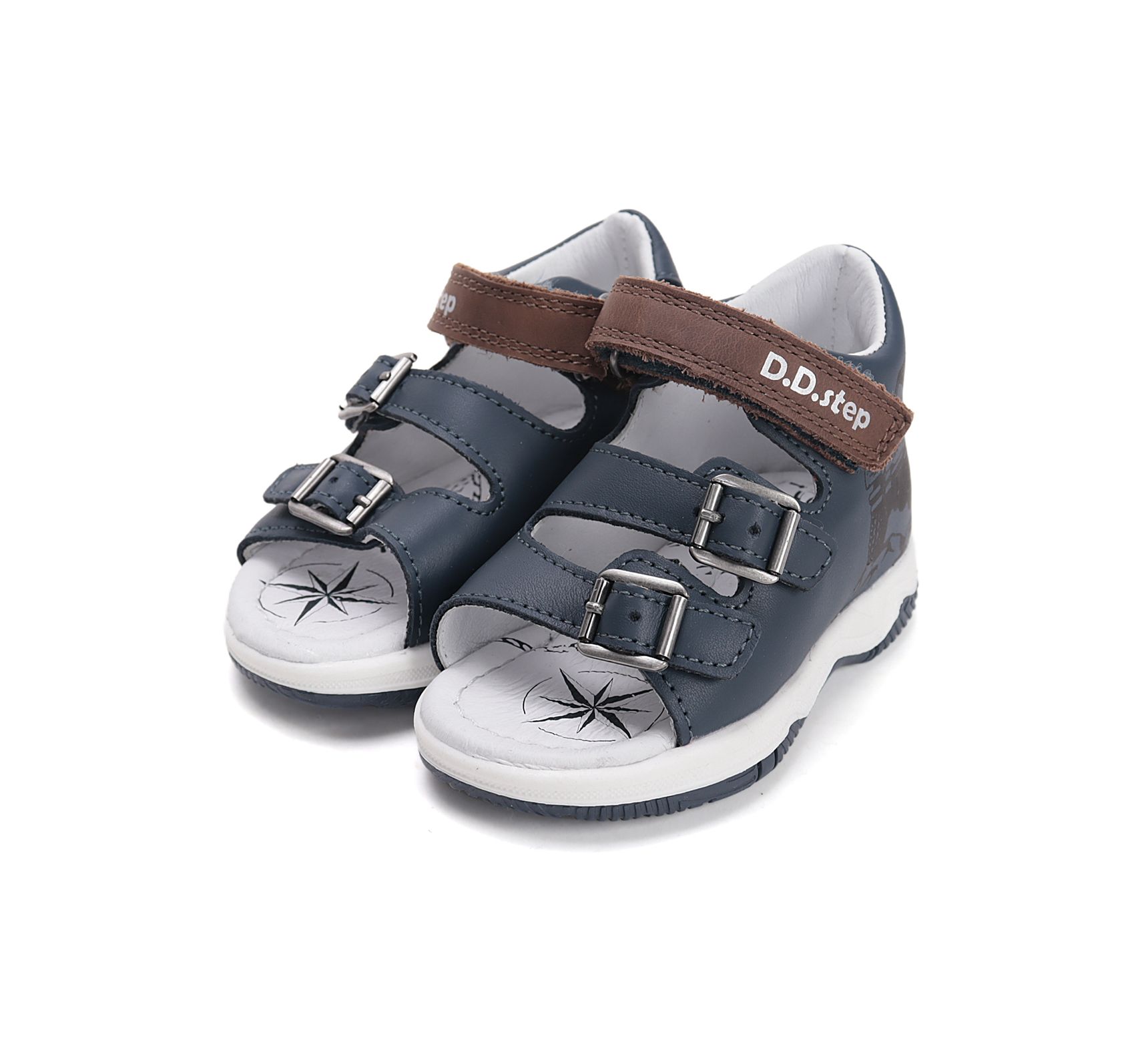 D.D.step szandál G103-61700AM Royal Blue 25-30 méretben