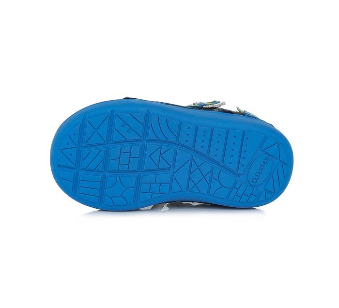 D.D.step bőr szandálcipő H066-370 ROYAL BLUE 20-25  méretben large