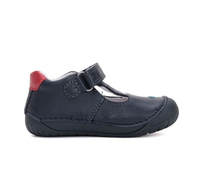 D.D.step bőr szandálcipő H070-51434 Royal Blue 20-25  méretben large