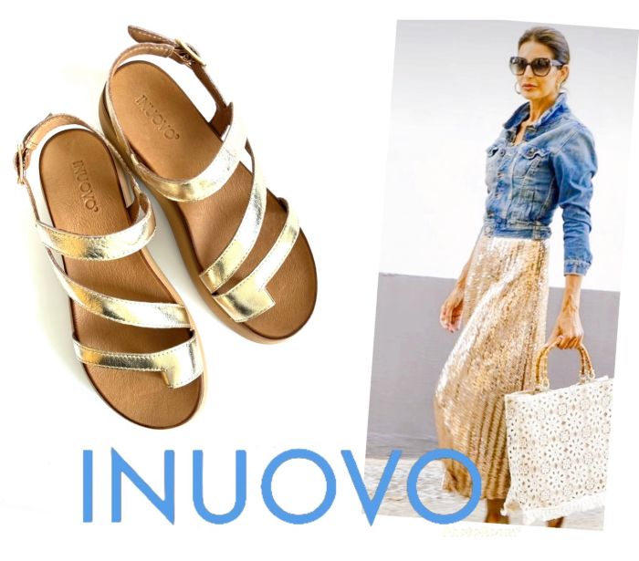 INUOVO női nyári szandál 5IN A96003 GOLD large