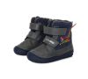 Bélelt bőr bakancs W071-359M ROYAL BLUE 26-31 méretben thumb