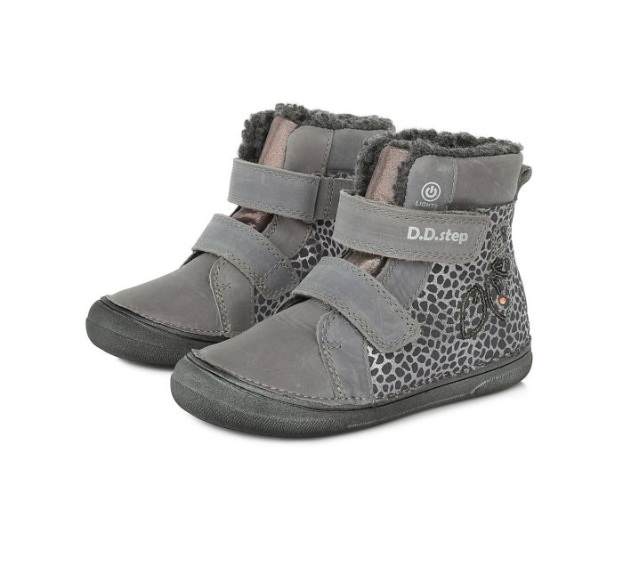 D.D.STEP LÁNYKA TÉLI CIPŐ W078-238AL DARK GREY 32-37 large