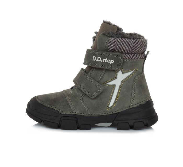 D.D.STEP BŐR FIÚ TÉLI CIPŐ W056-329AL GREY 31-36 large