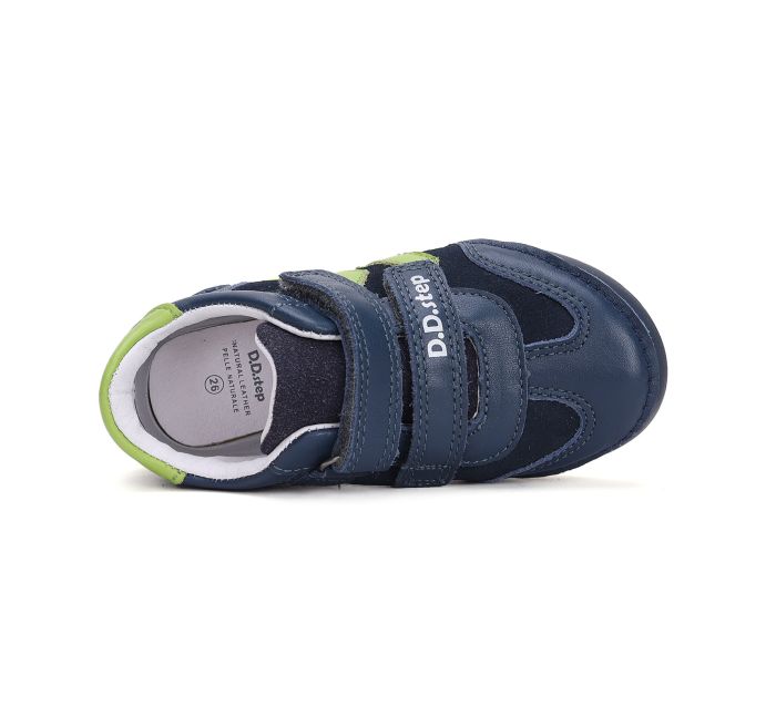 D.D.step bőr félcipő S050-42180BL  ROYAL BLUE  31-36  méretben large