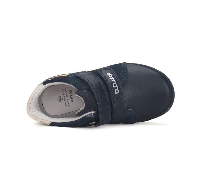 D.D.step bőr félcipő S050-42355AM  ROYAL BLUE   25-30 méretben  large