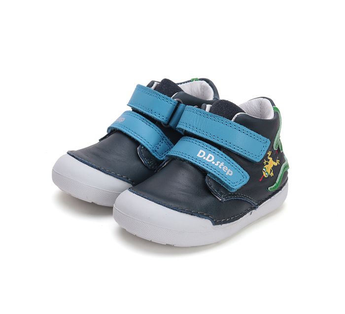 D.D.step bőr félcipő S066-51303 Royal Blue 20-25  méretben large