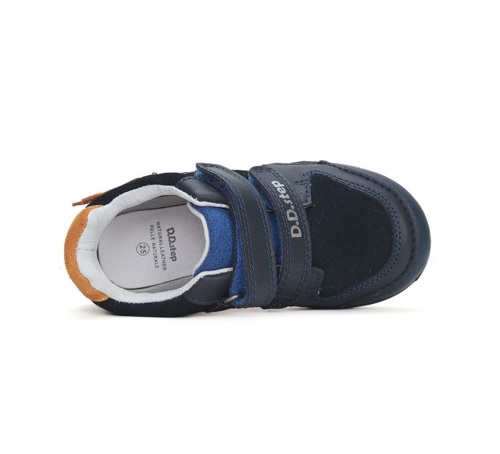 D.D.step bőr félcipő S068-42389M ROYAL BLUE  25-30 méretben large