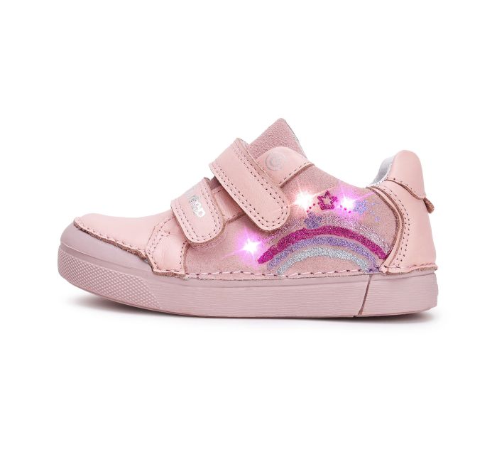 D.D.step bőr félcipő S068-51865M Baby Pink  25-30 méretben large