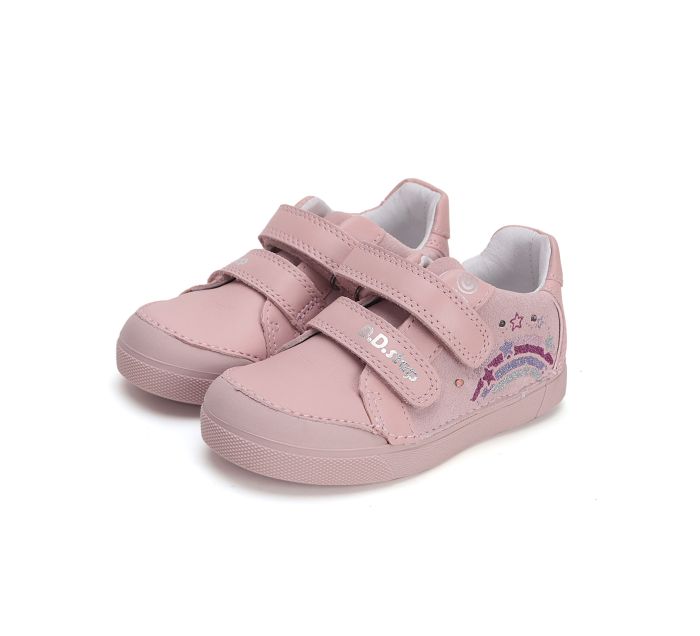 D.D.step bőr félcipő S068-51865M Baby Pink  25-30 méretben large