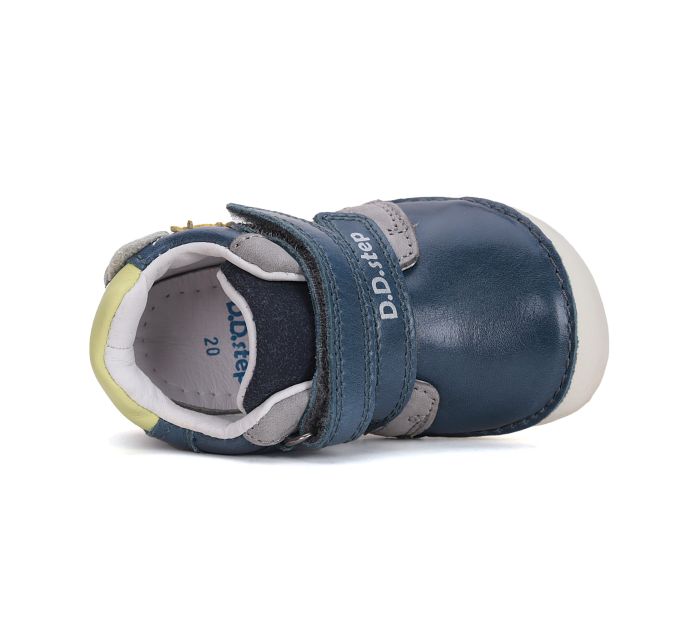 D.D.step bőr félcipő S070-51562A Royal Blue 20-25 méretben large