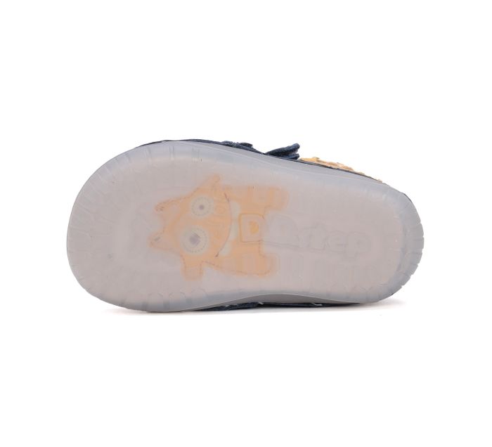 D.D.step bőr félcipő S070-51698 Royal Blue 20-25 méretben large