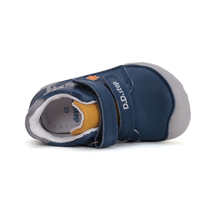 D.D.step bőr félcipő S073-51696AM Bermuda Blue 26-31  méretben large