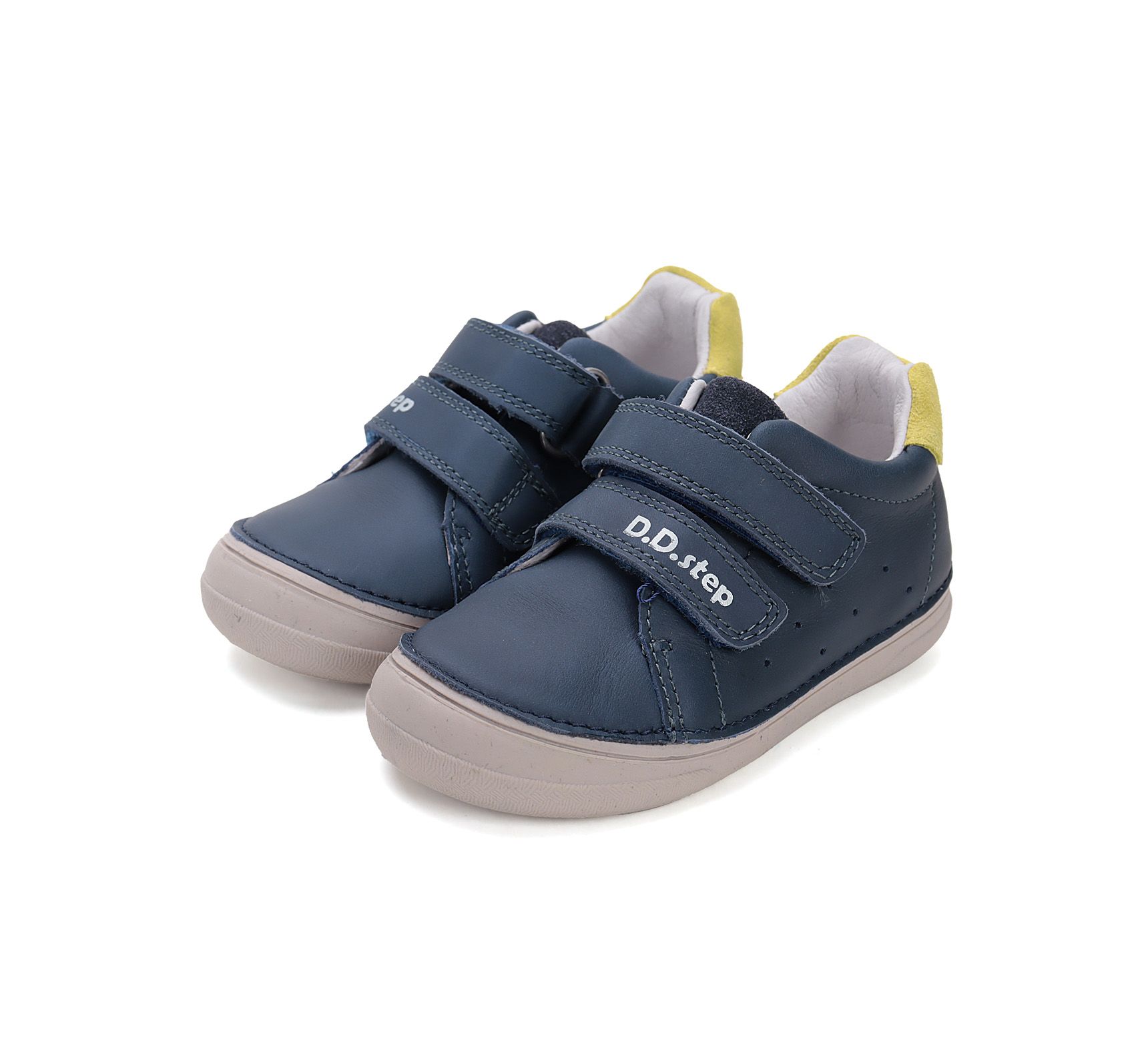 D.D.step bőr félcipő S078-51687M Bermuda Blue 26-31 méretben