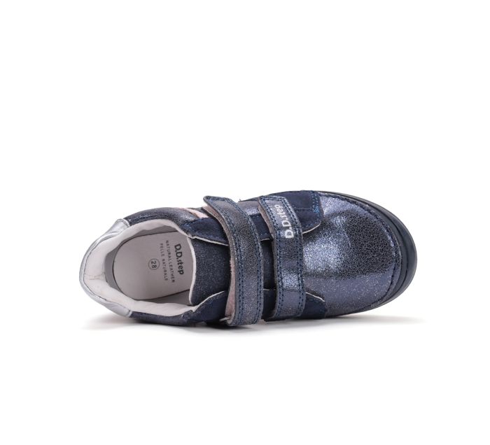 D.D.Step bőr félcipő S078-52722CL Royal Blue 32-37 méretben large