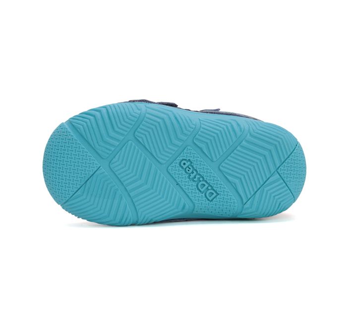 D.D.step bőr félcipő S082-51541 Royal Blue 20-25  méretben large