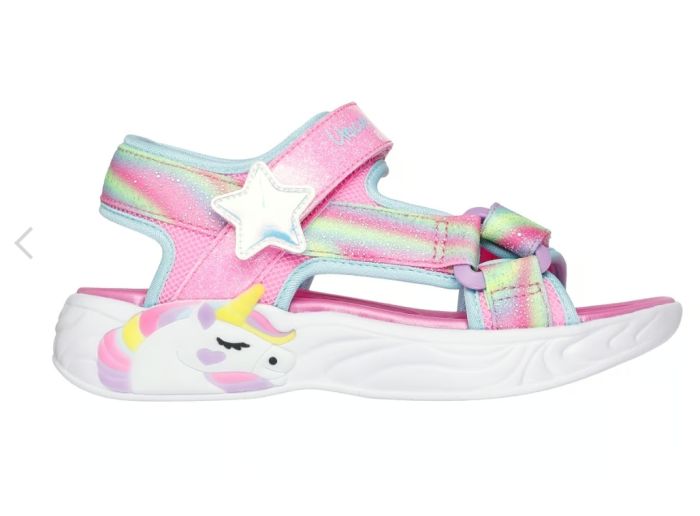 SKECHERS Unicorn Dreams Sandal - Dreamy Unicorns  303107L PKMT large