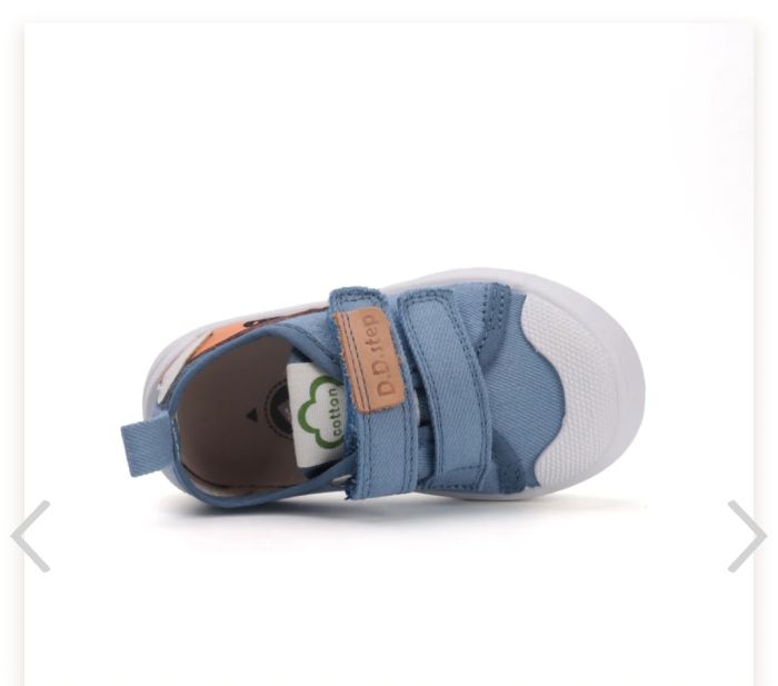 D.D.step vászoncipő C096-52129M  Bermuda Blue  26-31 méretben large