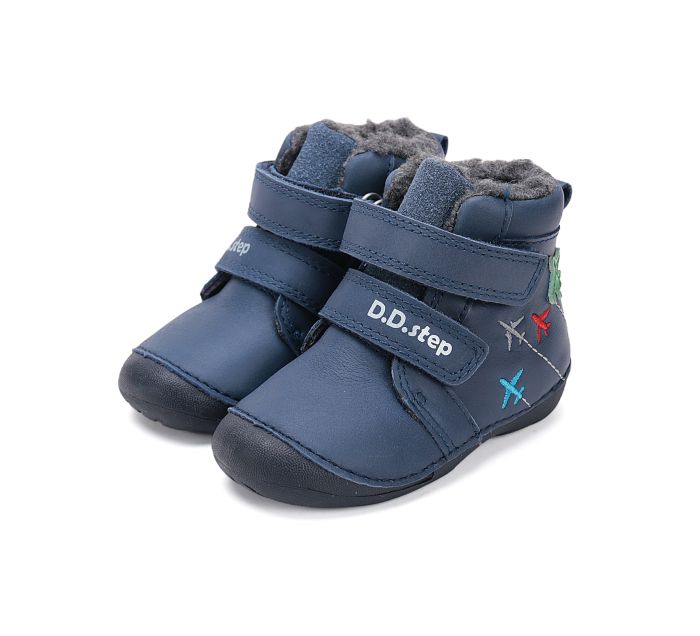 D.D.Step bakancs W015-52347A Bermuda Blue 20-25 méretben large