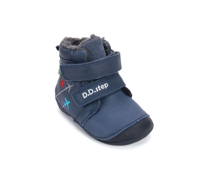 D.D.Step bakancs W015-52347A Bermuda Blue 20-25 méretben large
