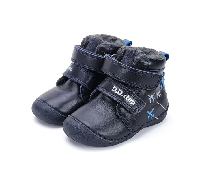 D.D.Step bakancs W015-52347 Royal Blue 20-25 méretben large