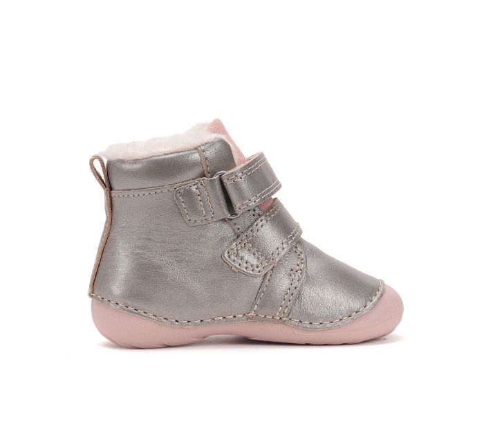 D.D.Step bélelt bőr lányka bakancs W015-52997 Bronze 20-25 méretben large