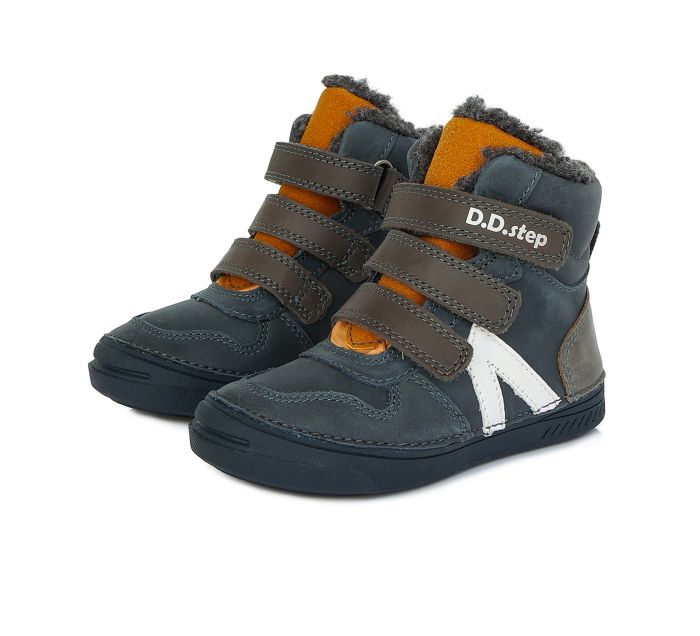 D.D.STEP BŐR FIÚ CIPŐ W040-893L ROYAL BLUE 31-36 large