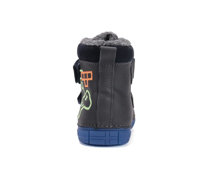 D.D.Step bélelt bőr  bakancs W049-52250BM Royal Blue 25-30 méretben large