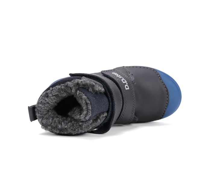 D.D.Step bélelt bőr  bakancs W049-52250BM Royal Blue 25-30 méretben large