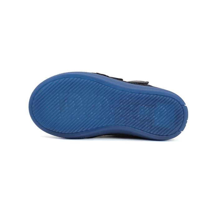 D.D.Step bélelt bőr  bakancs W049-52250BM Royal Blue 25-30 méretben large