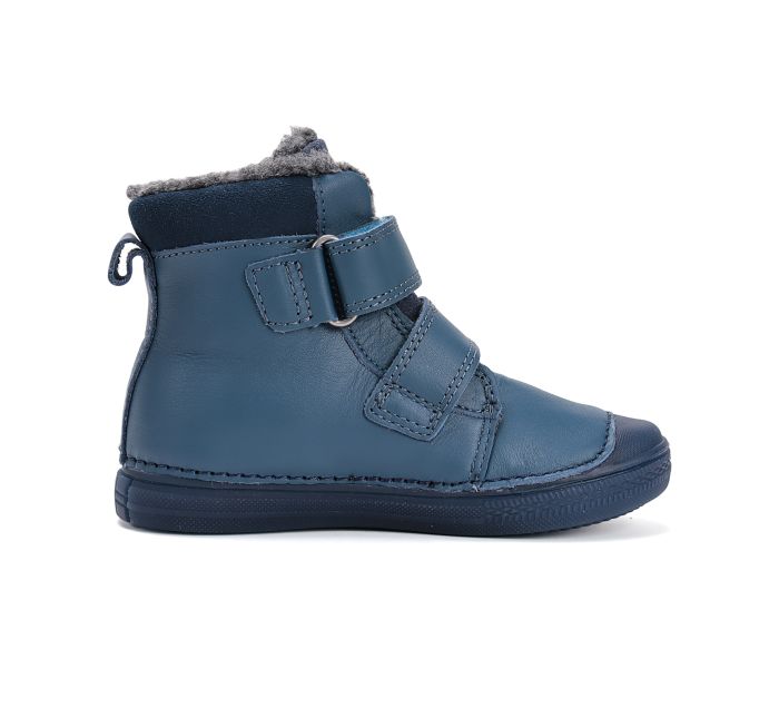 D.D.Step bélelt bőr  bakancs W049-52250M Calypso Sky 25-30 méretben large