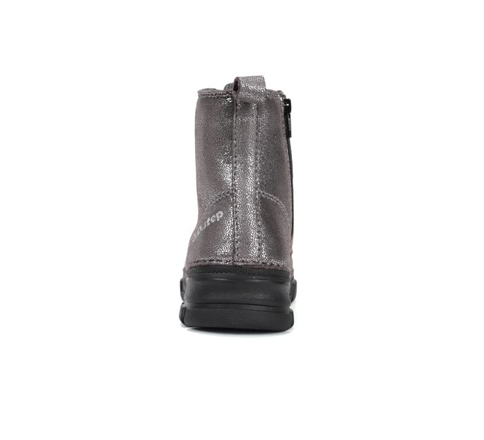 D.D.Step bélelt lányka bőr  bakancs W056-52335BM Grey 25-30 méretben large