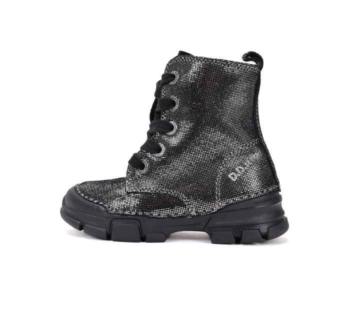 D.D.Step lányka bélelt bőr bakancs W056-52335M Silver 25-30 méretben large