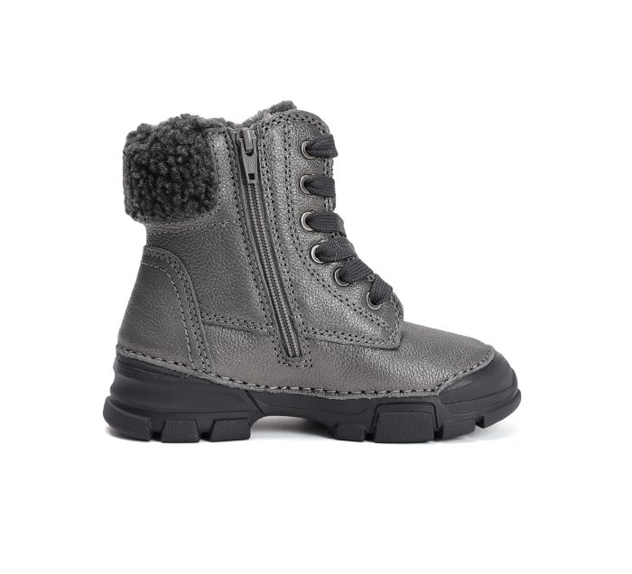 D.D.Step lányka bakancs W056-52456CL Dark Grey 31-36 méretben large