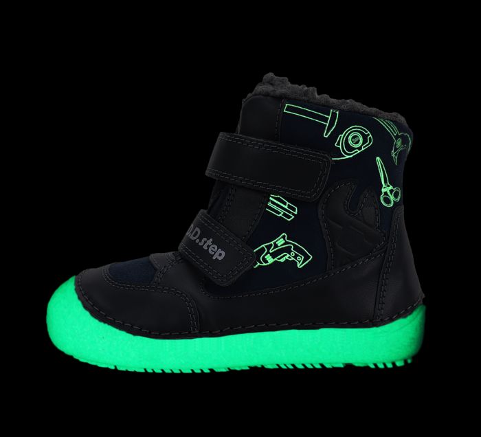 D.D.Step bakancs W063-52130M Royal Blue 25-30 méretben large
