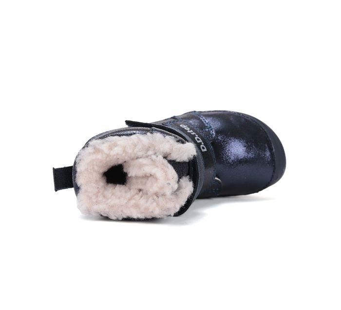 D.D.Step lányka bélelt bőr  bakancs W063-52985BM Royal Blue 25-30 méretben large